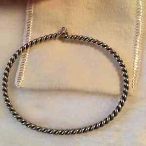 James Avery Braided Charm Bracelet